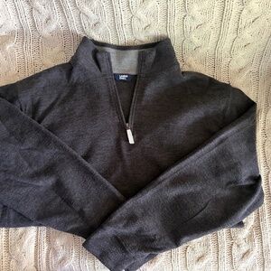 Lands end Men's 3/4 zip sweatshuirt